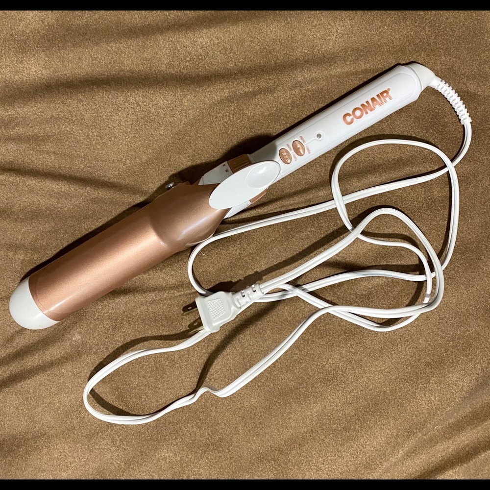 Conair Rose Gold Double Ceramic 1.25 Curling Iron